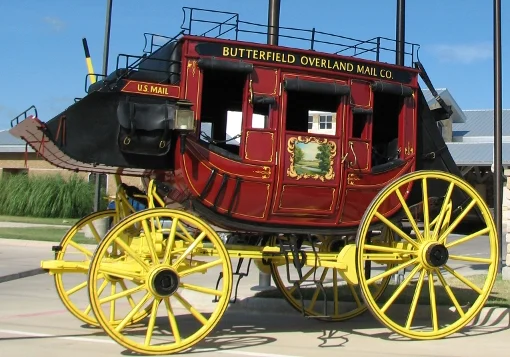 historic stagecoach shipment