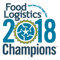 2018 Food Logistics Champions logo
