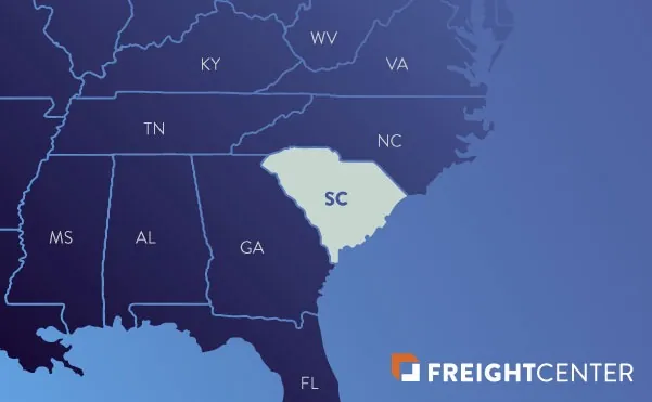South Carolina Freight Shipping