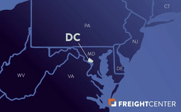 Virginia Beach to Washington D.C. Freight Shipping