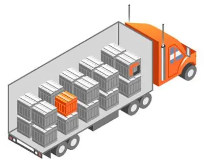 illustration of less-than-truckload (LTL) freight