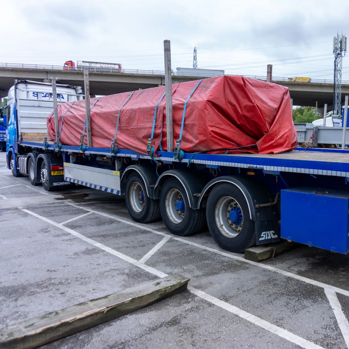 Extended Flatbed trailer