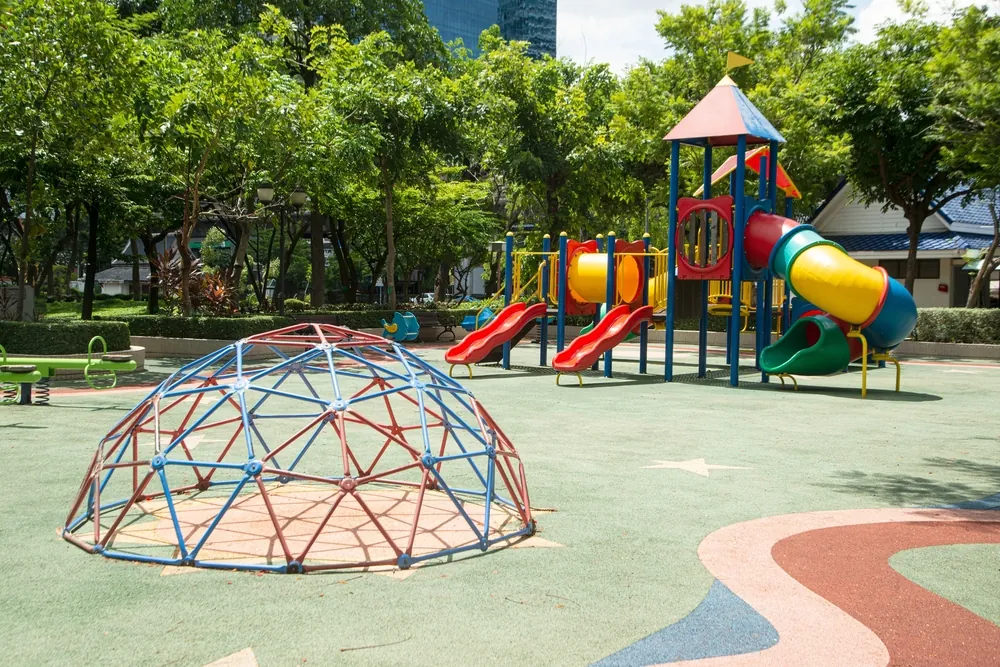 playground equipment needing to be shipped