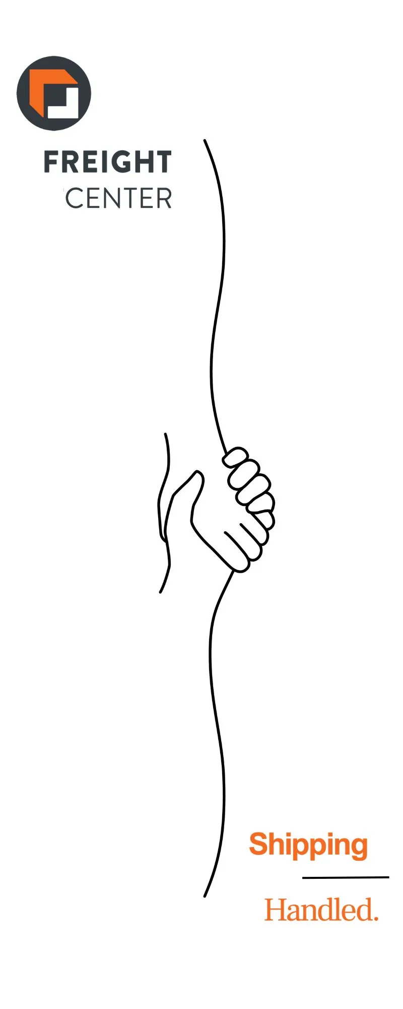 freightcenter handshake illustration