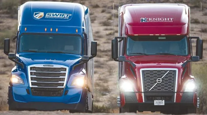 Swift Transportation Freight Trucks