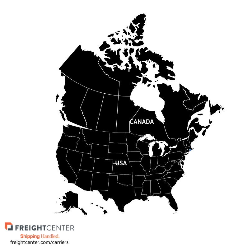Trans-System Inc Freight Carrier Page North America Map