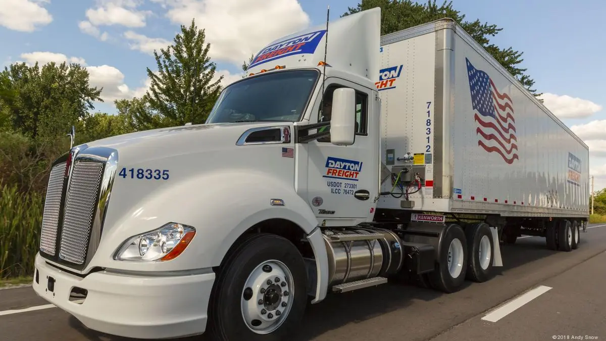 Dayton Freight Truck Parked