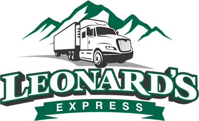 Leonard's Express green and white logo