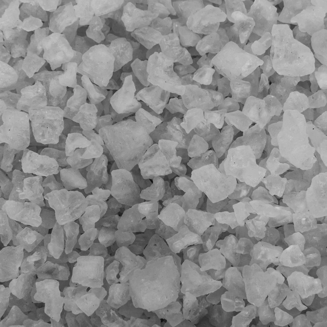 close up of salt
