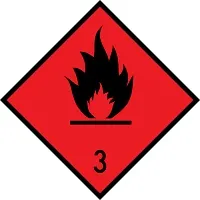 dangerous goods placards class 3 flammable liquids
