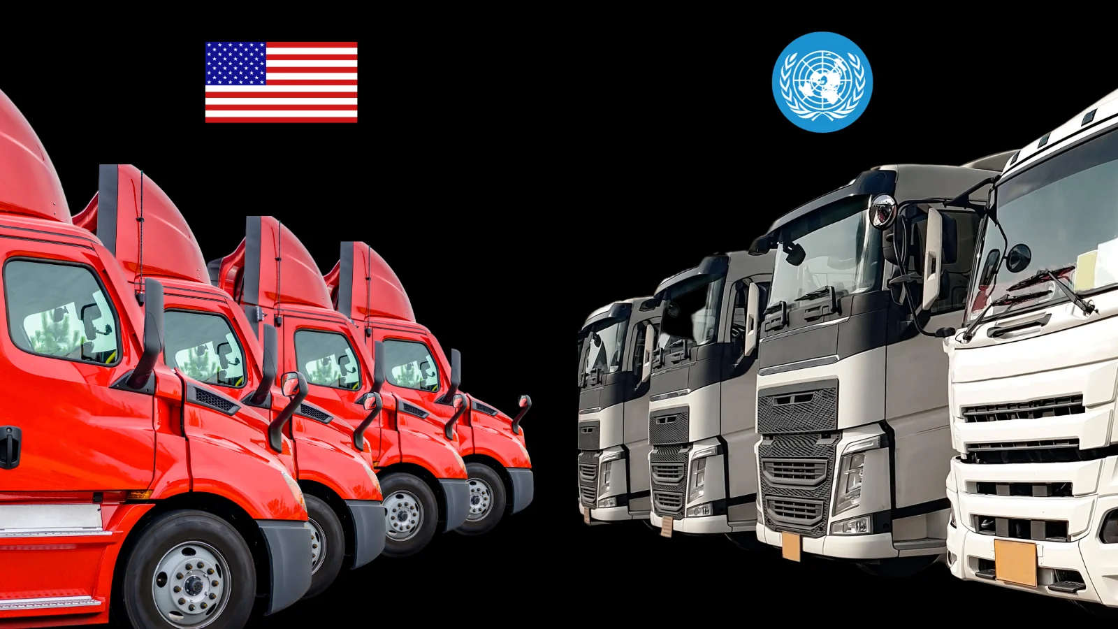 DIFFERNECE IN FREIGHT TRUCKS