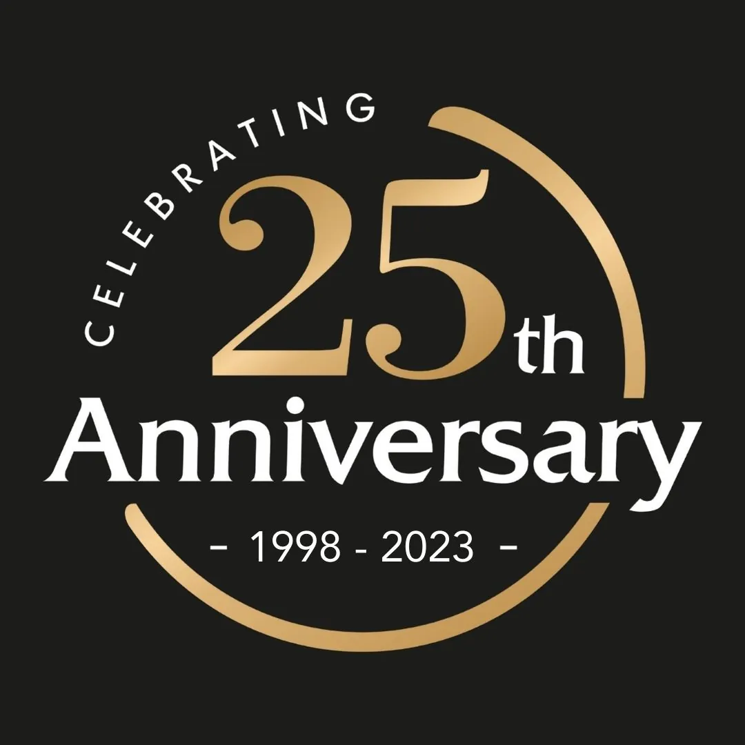FreightCenter celebrating its 25th Anniversary logo