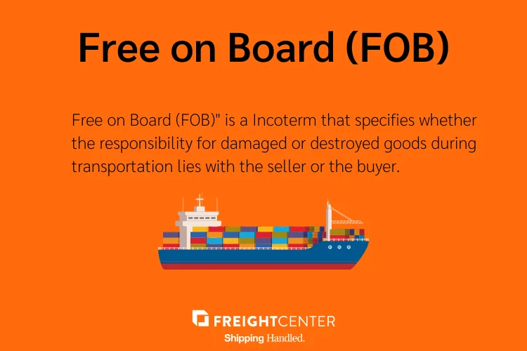 definition of free on board or FOB