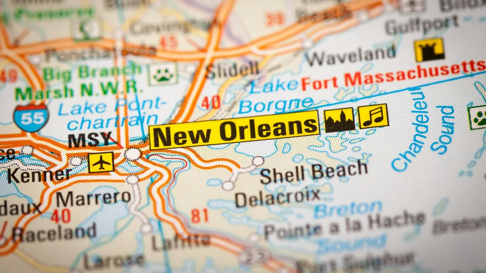 New Orleans Freight Map