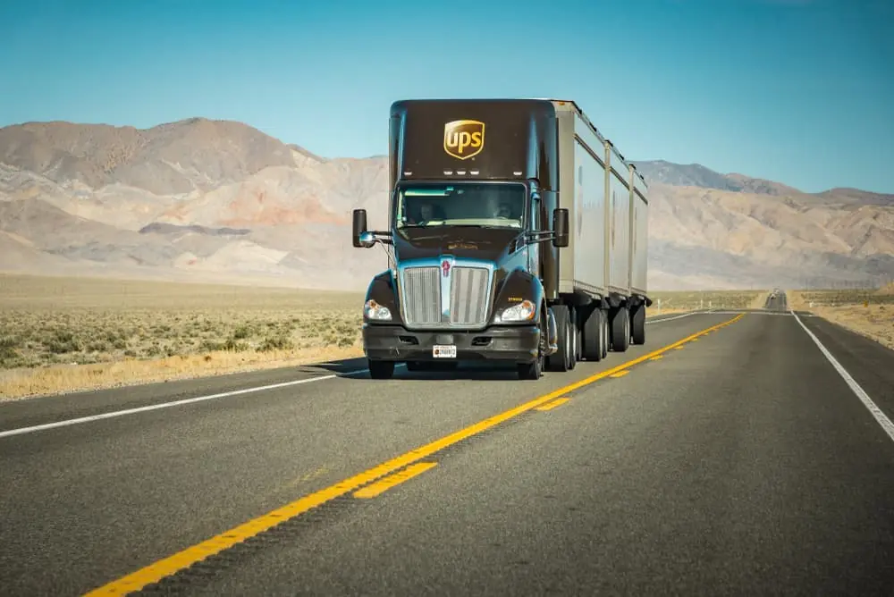 ups freight truck t force freight