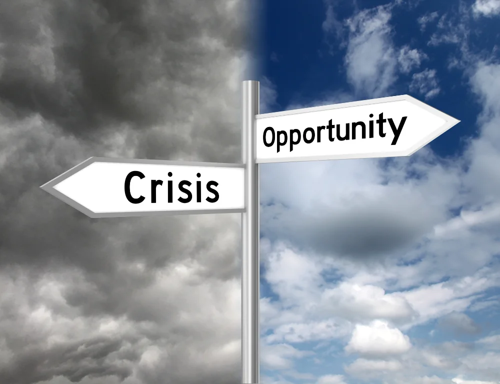 crisis and opportunity arrows