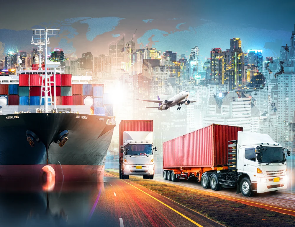 logistics cargo freight shipping concept
