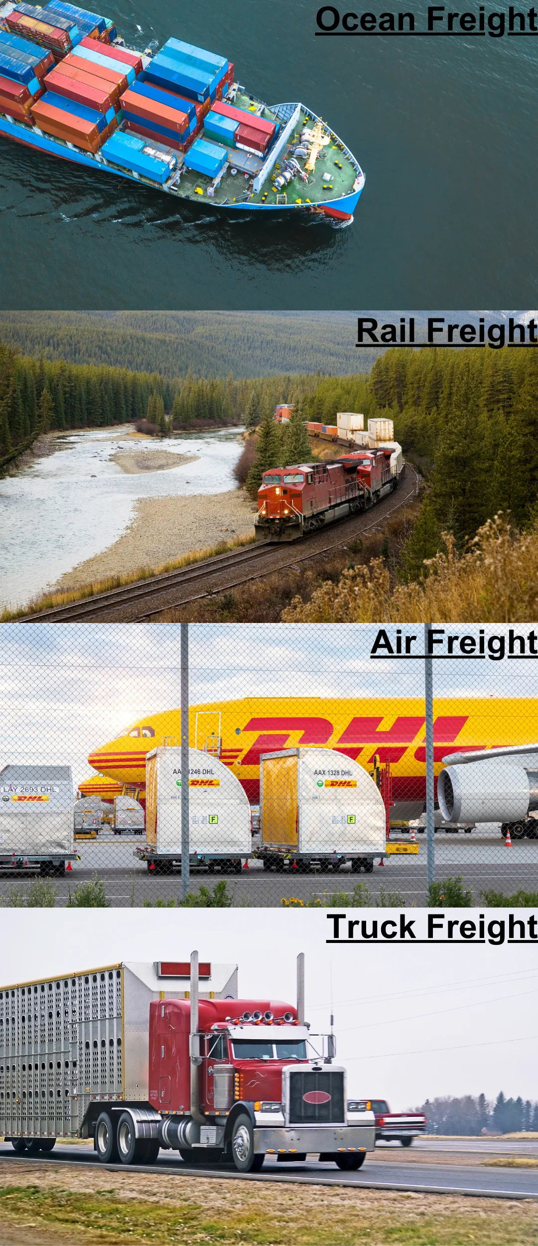 types of freight why choose