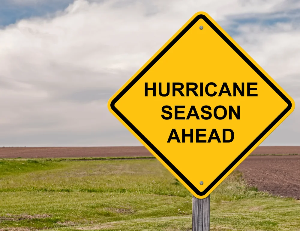 hurricane season ahead sign