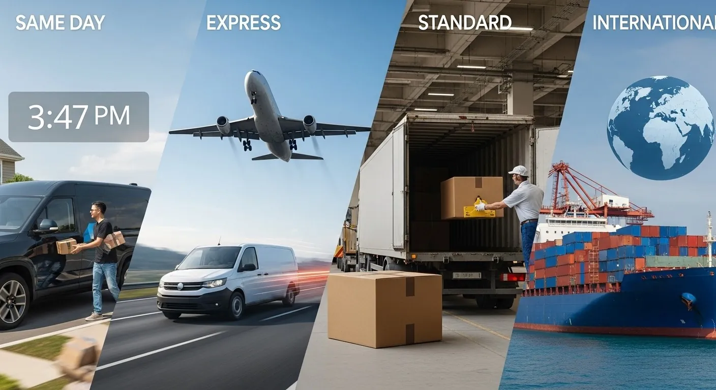 Types of shipping methods