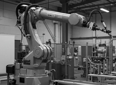 first industrial robot welding machine