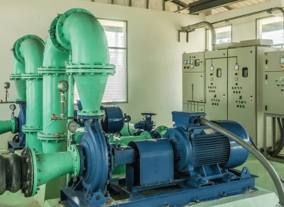 Packaging Machinery Equipment water pumping machine at water filtration station