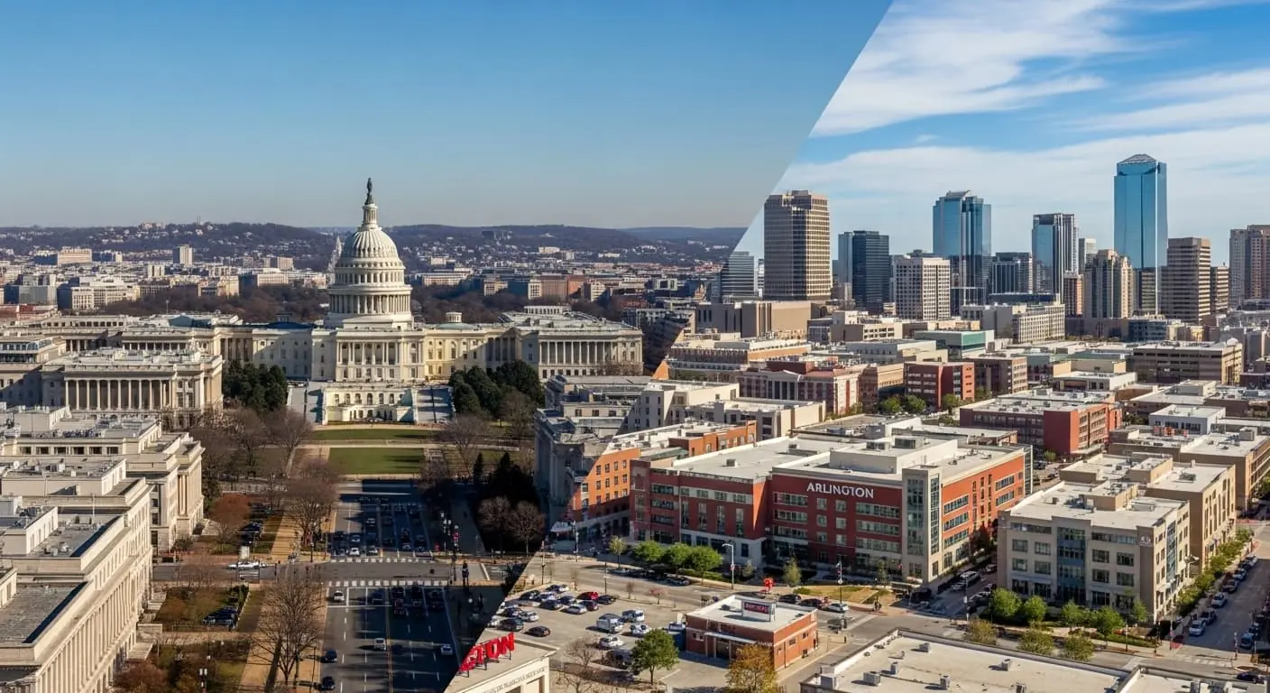 Washington D.C. to Arlington Freight Shipping