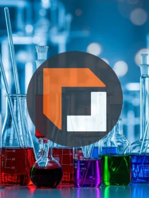 Chemical Intermediates background with the FreightCenter logo in the center