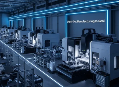 lights out manufacturing with CNC machines