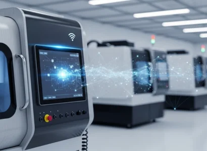 CNC machines communicating with each other