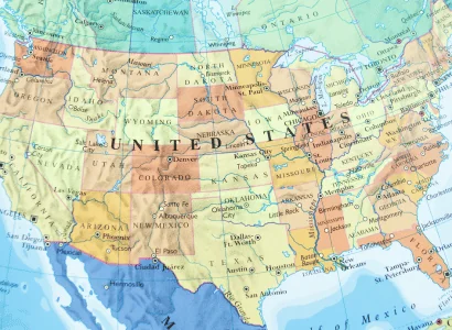 map of the United States