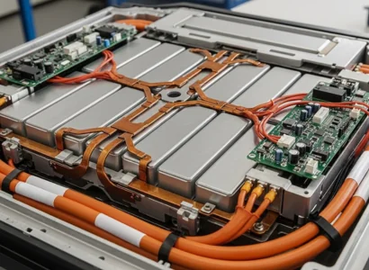 AI image of an EV car battery