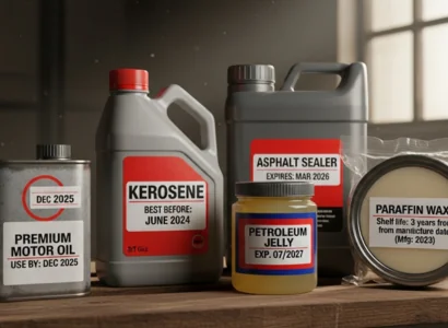 Petroleum products with a shelf life