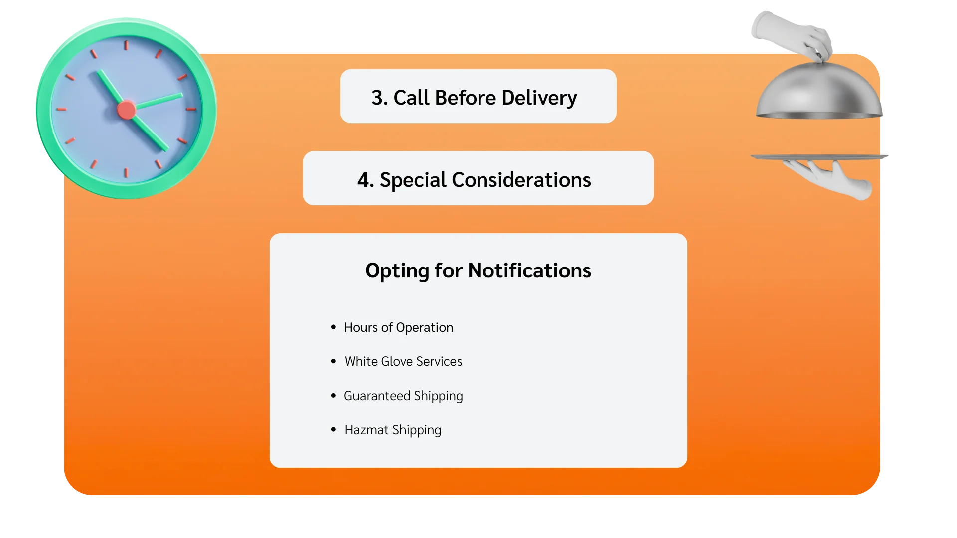 step three and special considerations inforgraphic