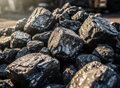 Ai image of a pile of coal