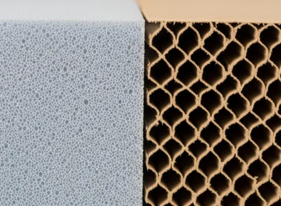 engineered foam and honeycomb cardboard