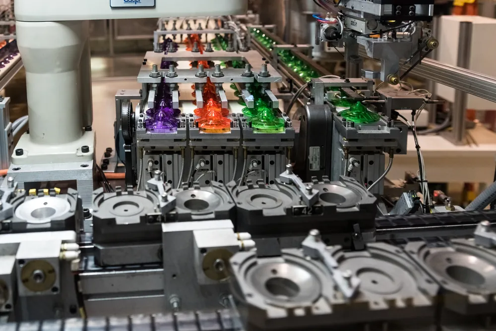 Toy Freight 101 close up of manufacturing plant assembling toys