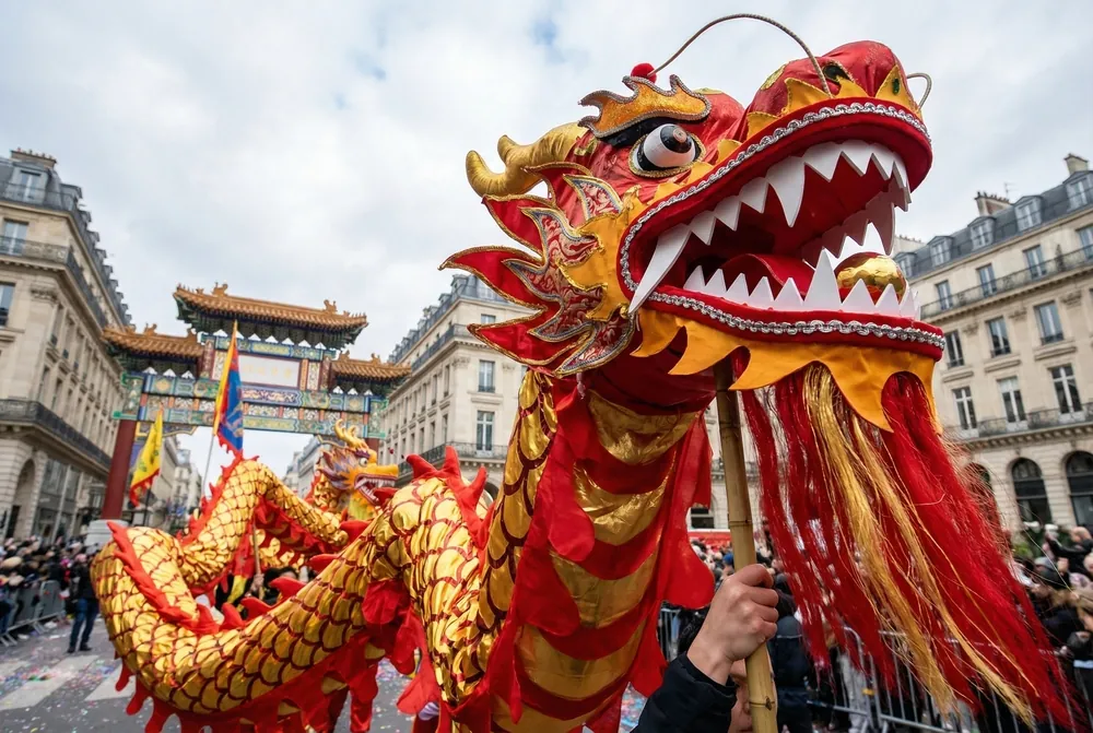 chinese new year SM chinese dragon for lunar new year