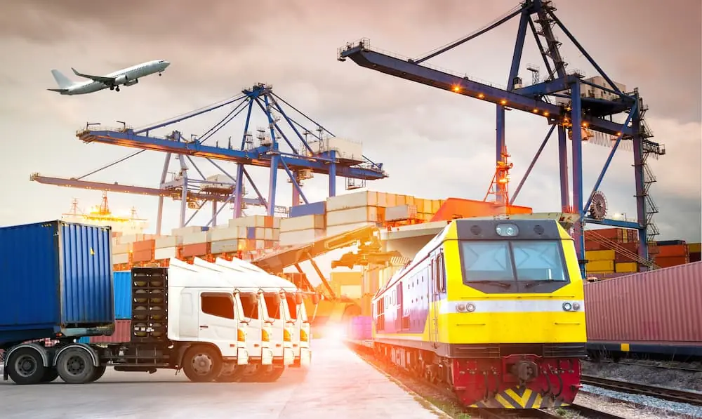 The Climate Forces Reshaping Freight in 2026 different modes of freight transportation gathered at a port