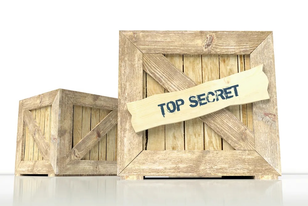 wooden-creates-with-top-secret-on-it