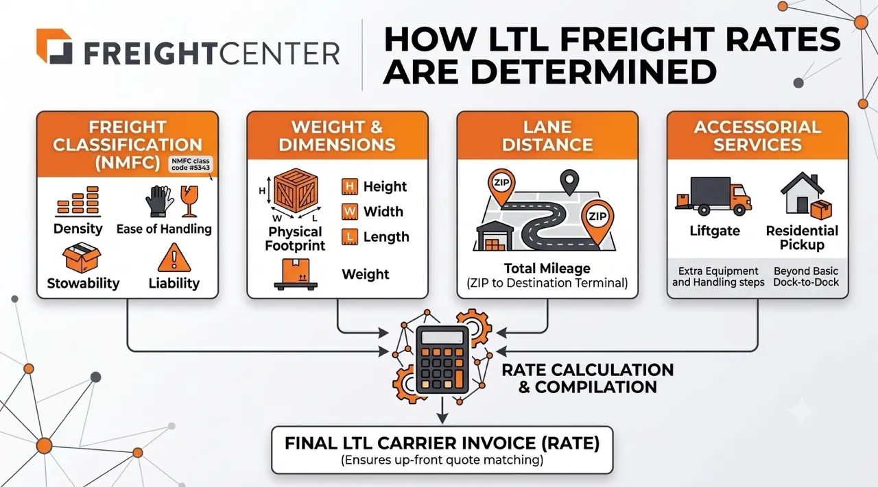 How LTL Freight Rates Are Determined