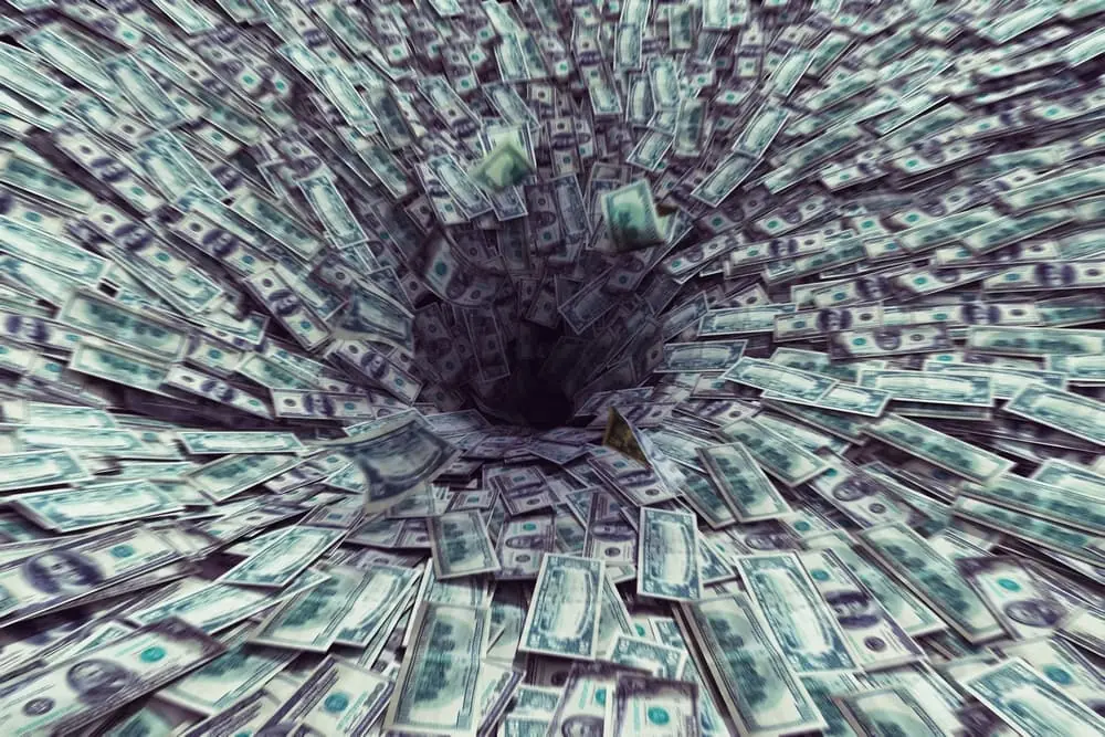 Yellow Corp Bankruptcy US dollars getting sucked into a black hole