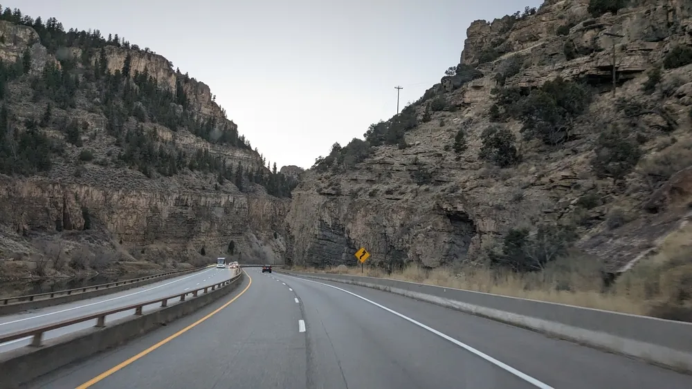 i-70 in colorado through mountains